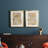 Tree Ring Study I - 2 Piece Single Picture Frame Painting Set