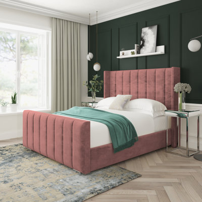 Naples Velvet Upholstered Bed Frame