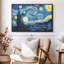 Nuit étoilée, reproduction sur toile-100690827