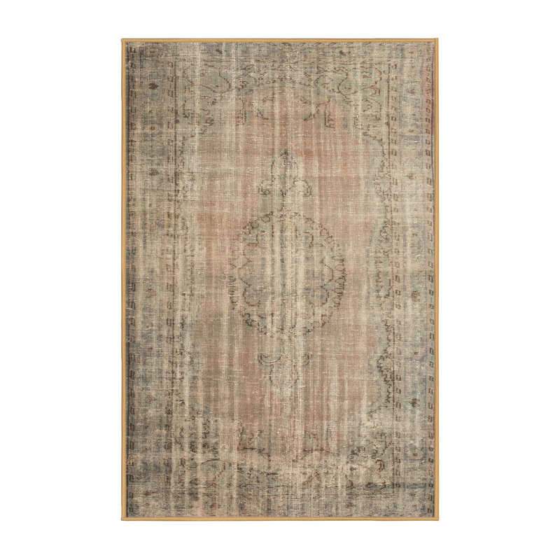 Tapis oriental beige / brun, Rectangle 5 pi x 7 pi