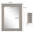 Solid Wood Flat Bathroom Mirror-88082268