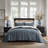 Scallop Edge 100% Cotton Quilt Set-124836120-116732107