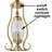 Revere 27" Satin Antique Brass Table Lamp