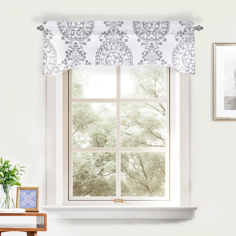 Damask Swag Window Valance
