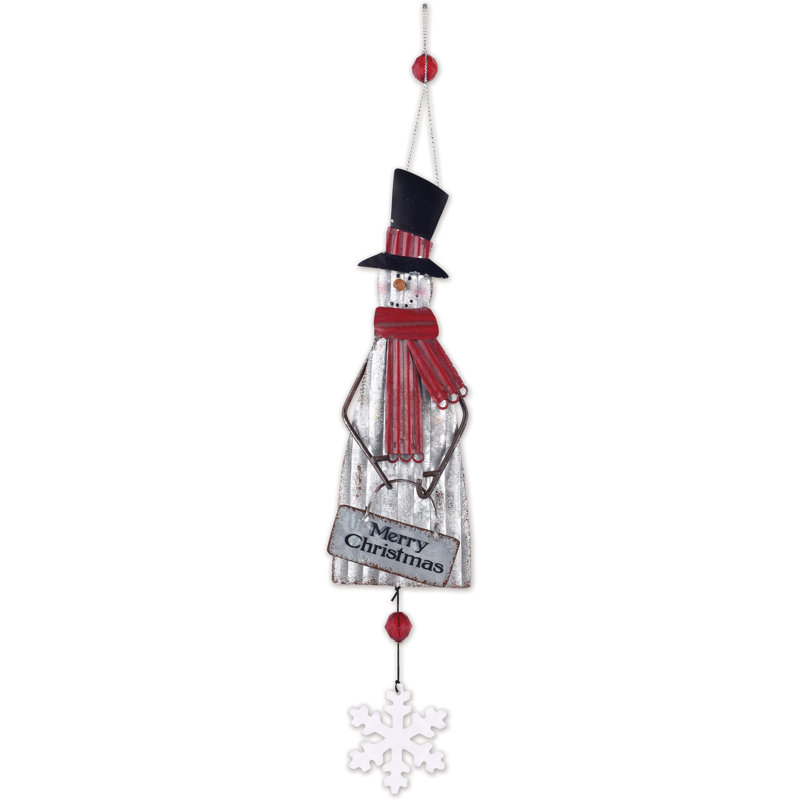 14.75'' Wood Hanging Figurine Ornament