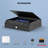 Gun Safe，Biometric Gun Safe for Pistols 3-Ways unlock Fingerprint Digital PIN Key Unlock, with Internal Light, Emergency Power Supply Gun Lock Box for Home Bedroom Bedside Nightstand and Car