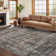 Machine Washable Rug with Rubber Backing for Living Room Oriental Non-Slip Bedroom Rug Floral Faux Wool Runner Rugs for Hallway Kitchen Entryway Laundry