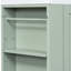 Meuble-lavabo de 20 pouces avec lavabo intégré en céramique, armoire et tiroir pour lavabo d'invités, tablette latérale ouverte