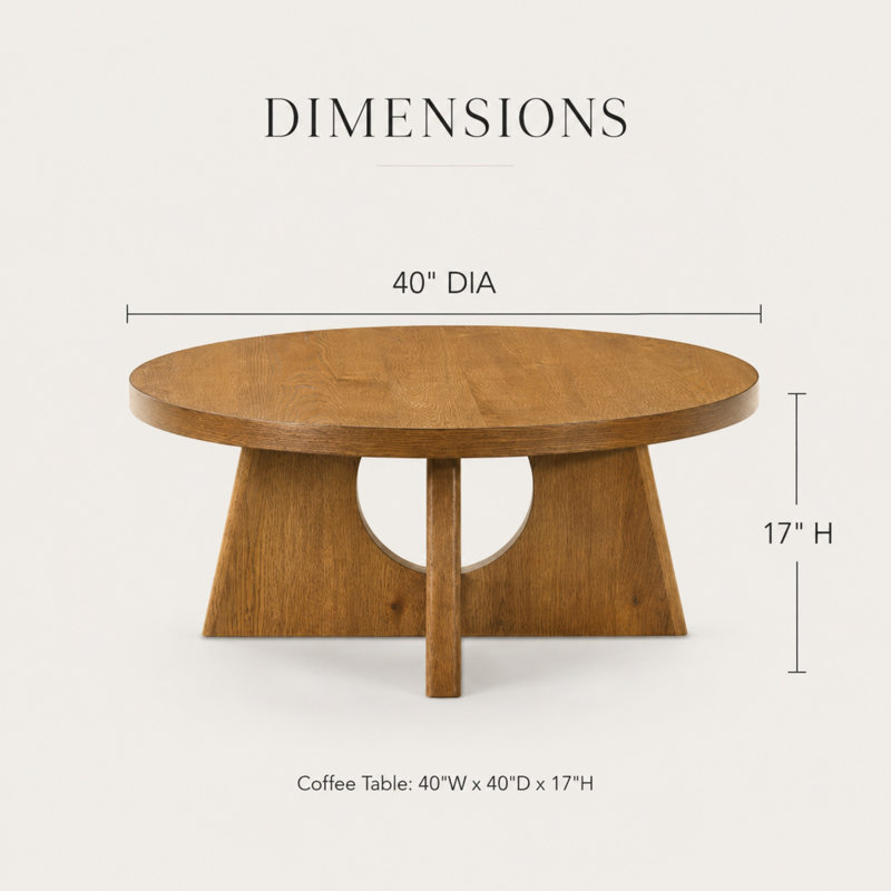 Table basse Caston, Brun