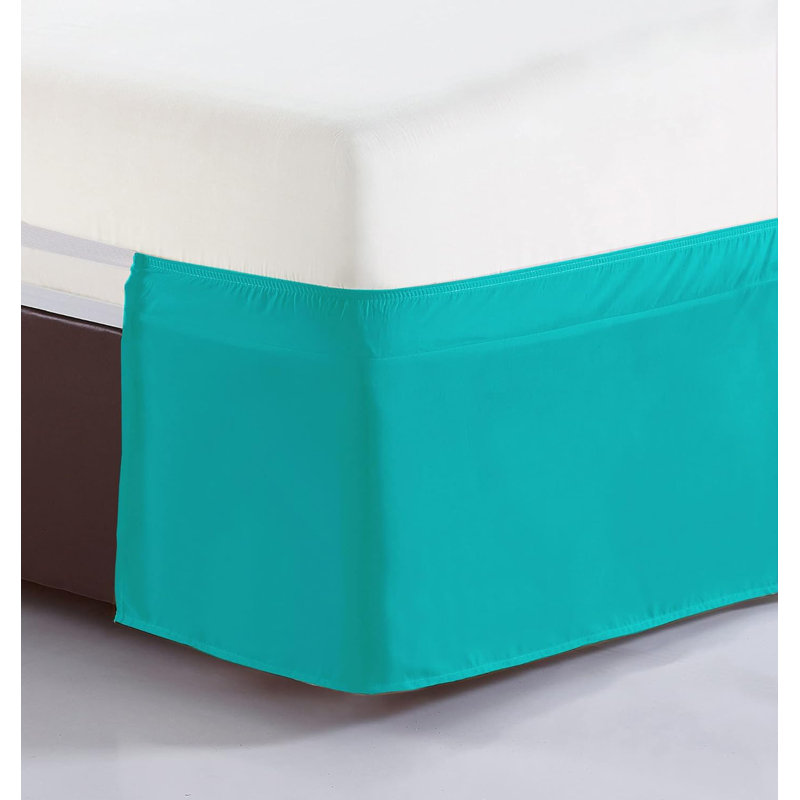Ruffled Wrap Around Bed Skirt, Reef Waters