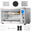 Four grille-pain 13 en 1 avec friteuse à air chaud, four à convection 28 L/29,6 pintes, four grille-pain 2 niveaux 1800 W, combiné de comptoir avec grilles, plaque à pizza et gants, usage domestique et commercial