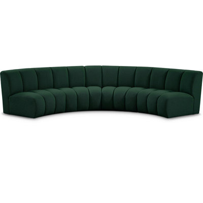 Izen Upholstered Curved Sectional Symmetrical
