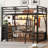 Loft Bed With Desk And Light