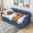 Venancio Twin Size Upholstered Daybed with Twin Size Trundle and Slat Support-613696366