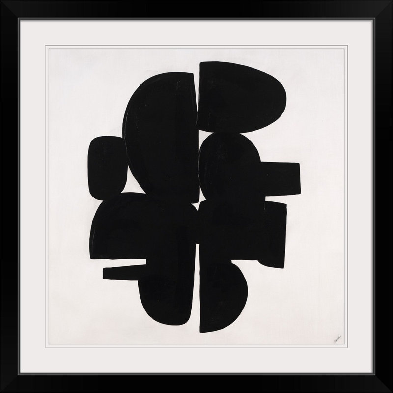 " Blackberry VI " by Sydney Edmunds, Black Framed, 32" H x 32" W x 1" D