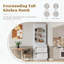 Armoire de rangement autoportante avec garde-manger