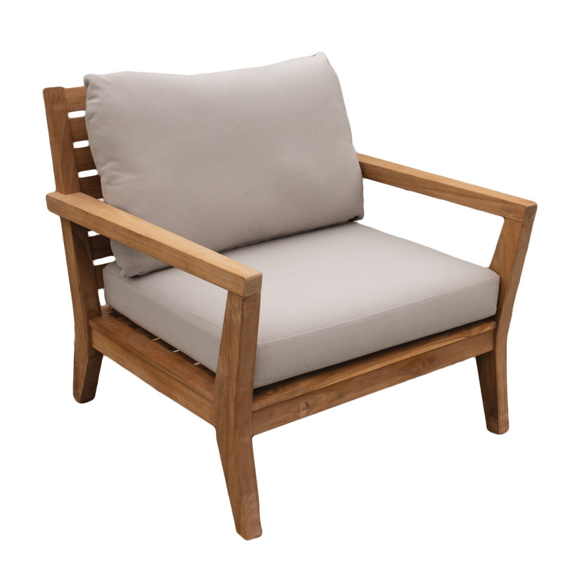 Ensemble de coussins de patio Tommy Bahama, Sunbrella résistant à la décoloration et à l'eau pour canapés de patio, canapés modulaires et chaises longues, l 24 po x P 24 po, 4 po d'épaisseur, réversible, sable de bambou