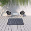 Tapis intérieur / extérieur bleu marine Adianey Red Barrel Studio Easy Care-401769276
