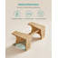 Tabouret de toilette en bambou