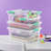 Sterilite Medium Clip Box Clear Home Storage Tote Container with Lid