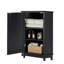 Armoire de salle de bain d'angle avec tablette réglable-1777422549