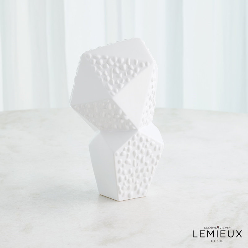 Les Facettes Sculpture, Matte White