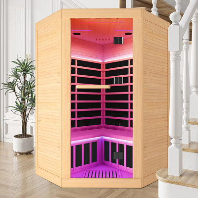 Sauna pentagonal canadien