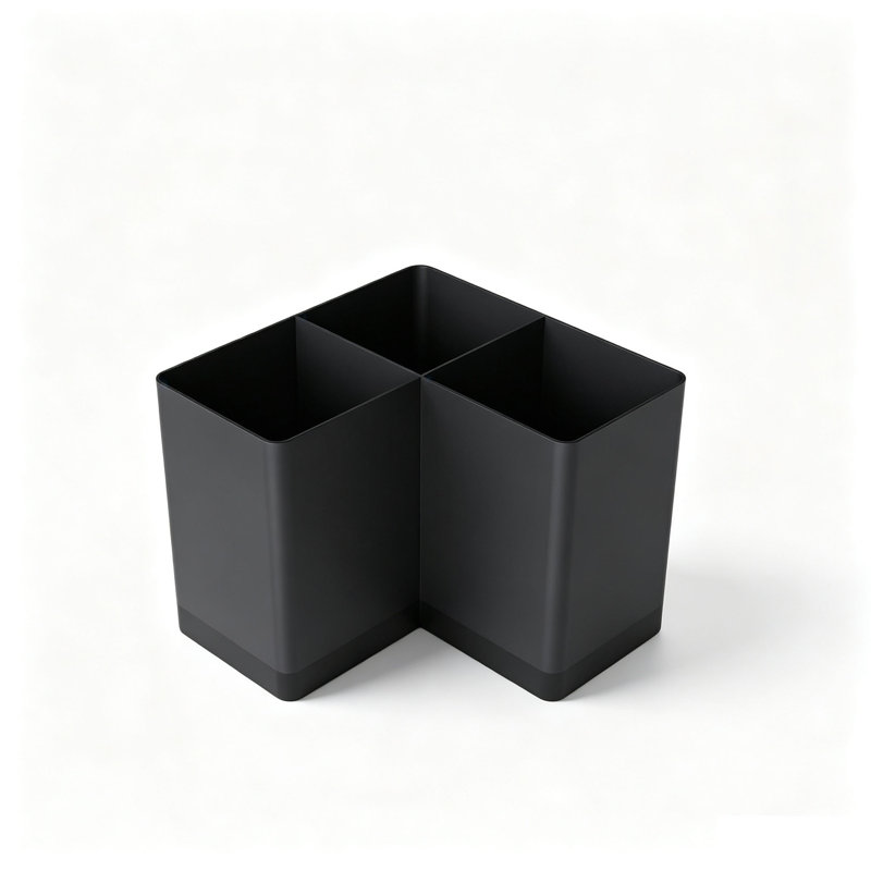 Iron Utensil Crock, Black