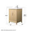 Janna 24" Freestanding Single Bathroom Vanity with Quartz Top-1139626048-1139626054-1139626055