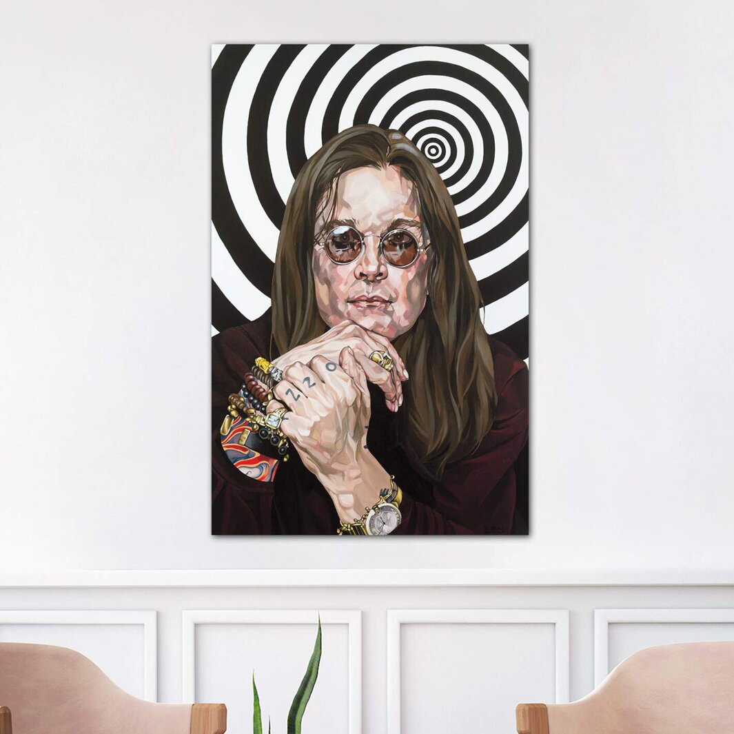 Leinwandbild - Gemälde „Ozzy Osbourne” von Jo Beer