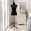 Mannequin de couture ajustable avec mannequin de couture à hauteur ajustable et torse à fines rayures pour couture, couture et présentation-70050725
