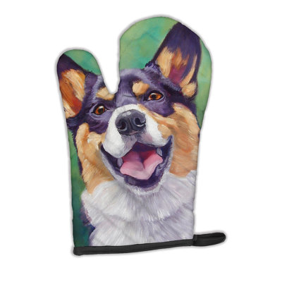 Caroline's Treasures Pembroke Corgi Polyester Oven Mitt