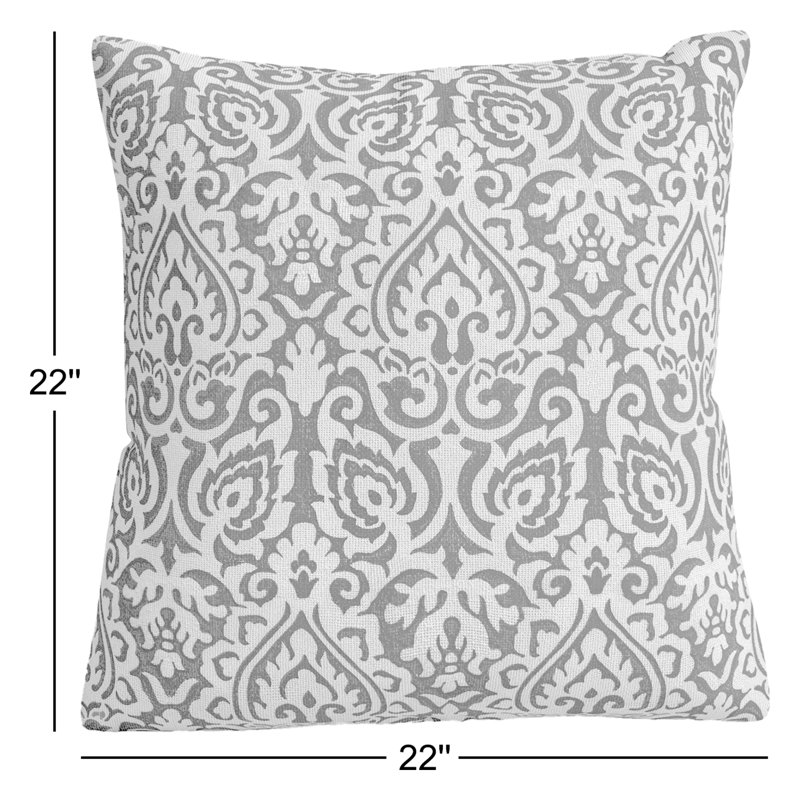 Plumerville Square Cotton Pillow Cover & Insert