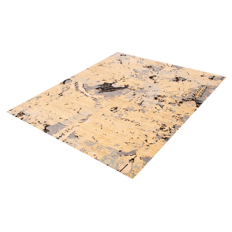 Tapis unique en laine noué à la main 7 pi 11 po x 9 pi 9 po nouvel âge Lyster
