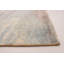 Tapis unique en viscose noué à la main bleu clair des années 2010 de 4 pi 11 po x 7 pi 1 po Momsen
