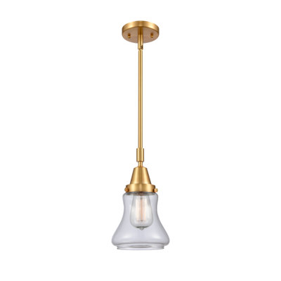 Luminaire suspendu en forme de cloche à 1 lumière Cahuilla
