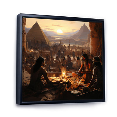 Egypt Ancient Rituals III - Egyptians Canvas Prints
