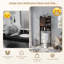 Rangement pour salle de bain Latitude Run® avec porte de grange coulissante espresso-130465621
