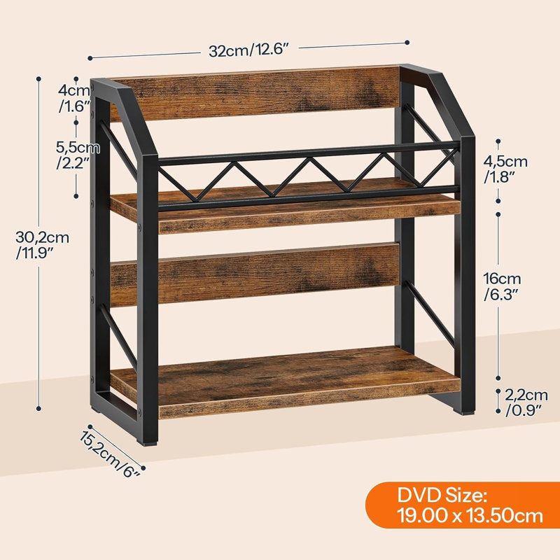 30.2cm H Dowel Rack