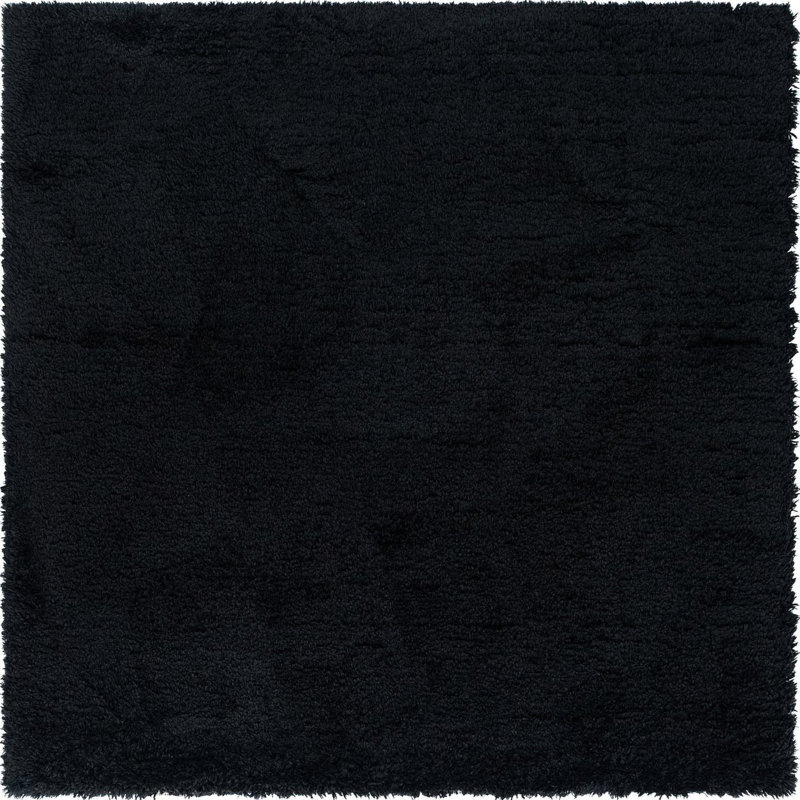  Tapis noir Onyx, Carré 8 pi