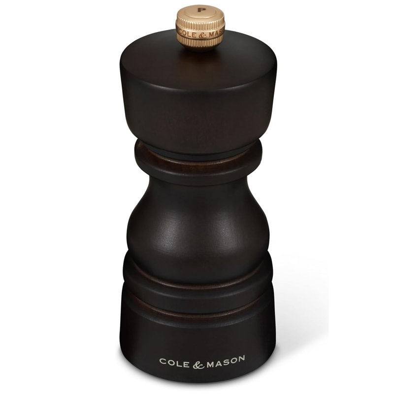 Cole & Mason London Chocolate Wood Salt & Pepper Mill Set, 13cm