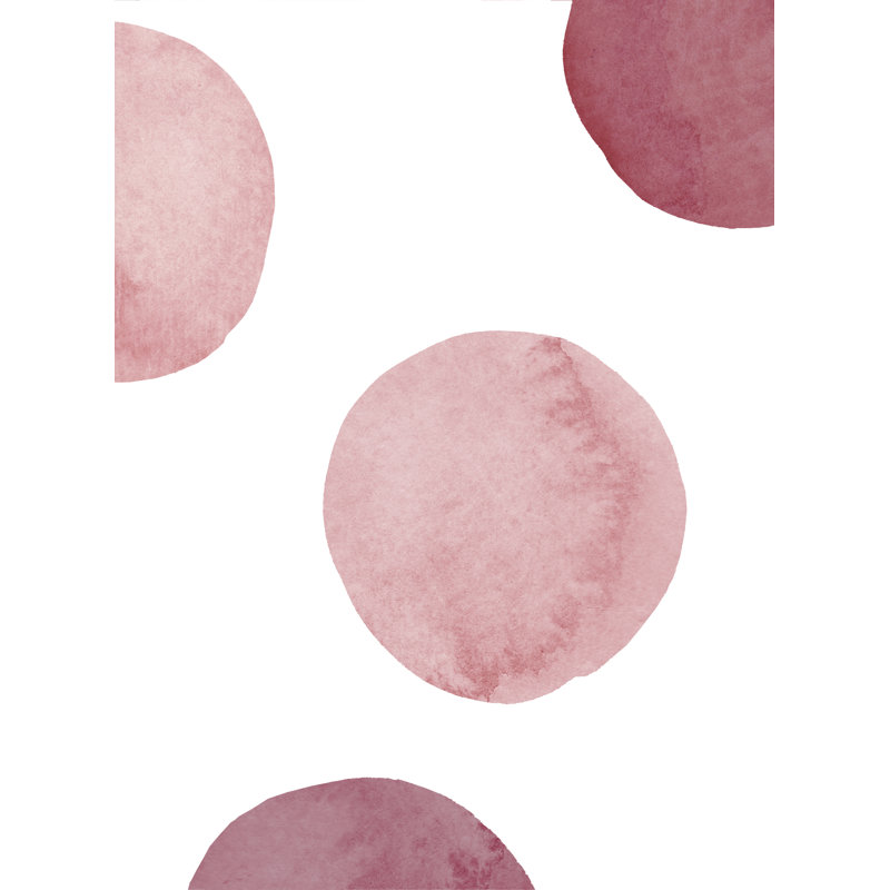Peel and Stick Dots Blush, Rosé