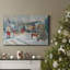 Toile tendue avec châssis de qualité supérieure Santa's Hideaway-1940849723