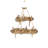 Aviary Gold Chandelier