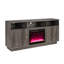 Console de meuble télé avec chauffeur, lumière DEL, armoires, tablettes Ambrose-56170497