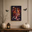Impression sur toile Fiery Crowned Skull-743986694