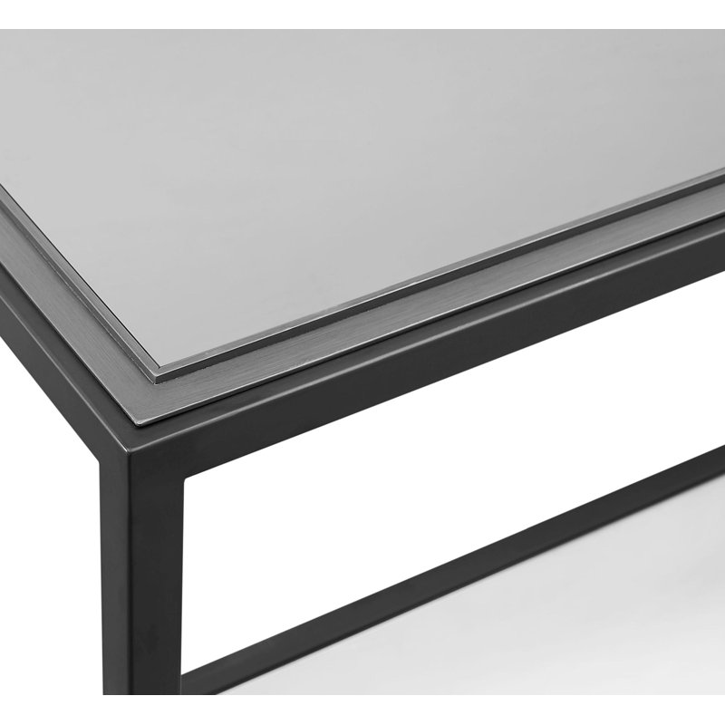 Vibaldy Glass Top Coffee Table