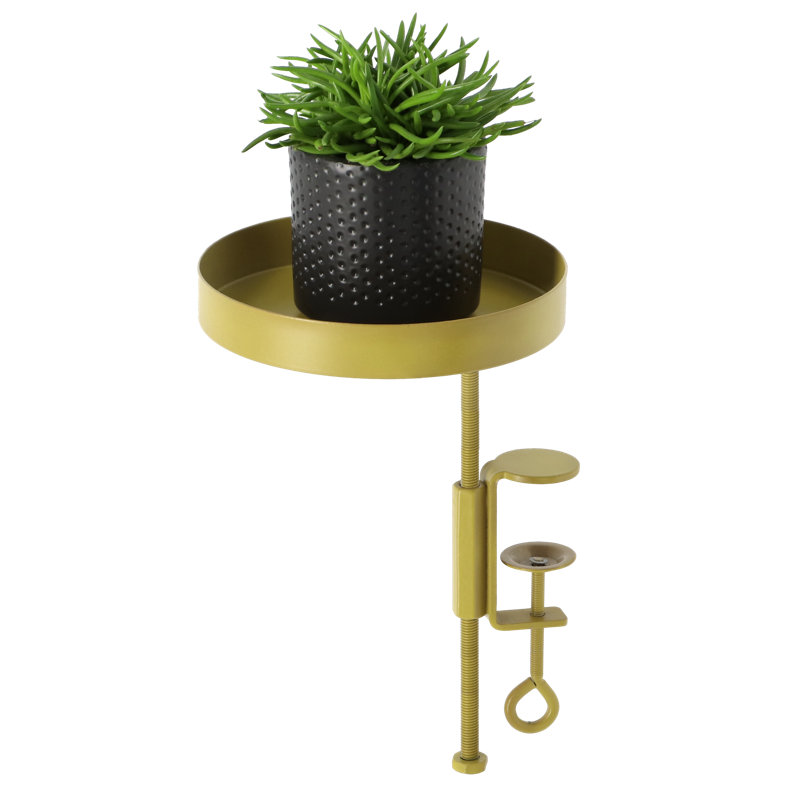 Windowsill Clamp, 20.9cm H x 14cm W x 14cm D, Gold