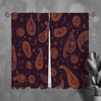 Paire de rideaux obscurcissant en polyester Shandale