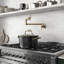 Robinet remplisseur mural en bronze champagne Braccia Series